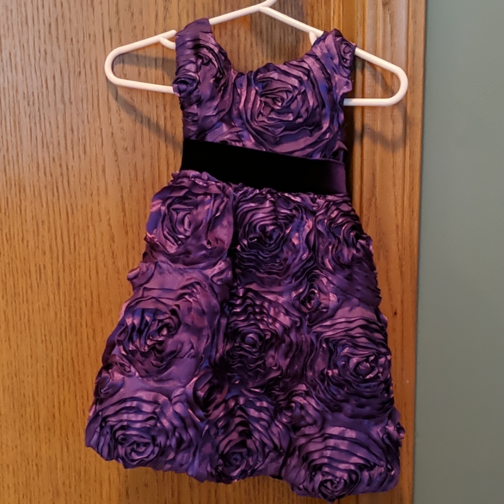 Purple formal dress 12 mos